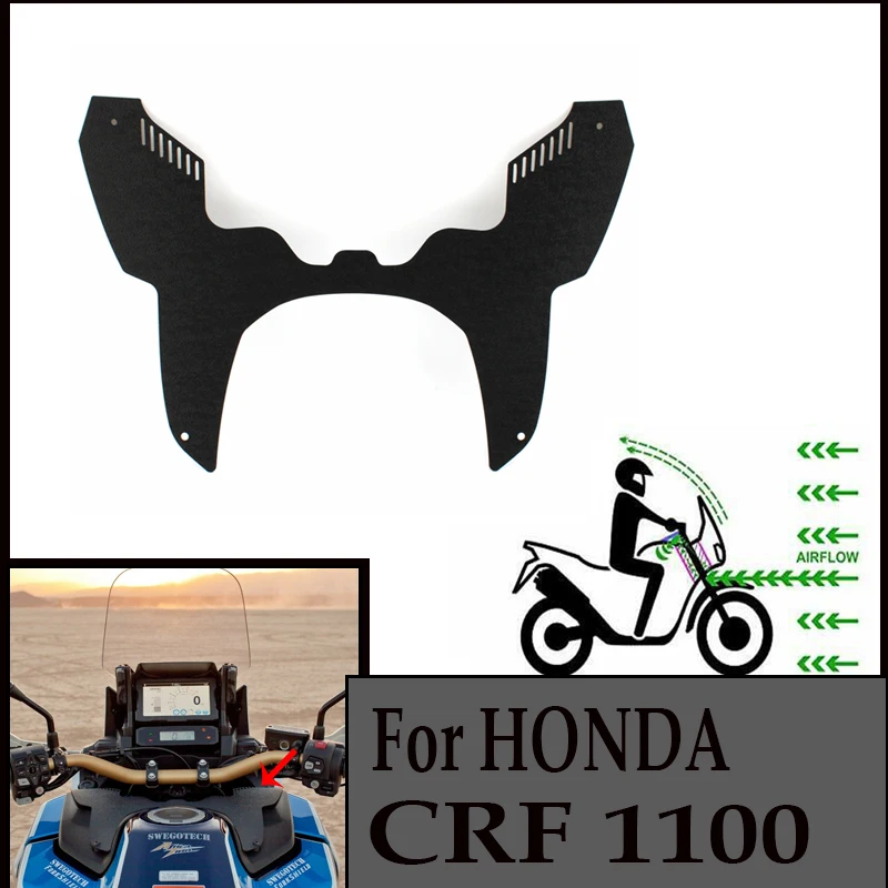 For Honda CRF 1100L Africa Twin Adventure Sports ES 2020-2022 Forkshield Updraft Deflector Fuel tank deflector