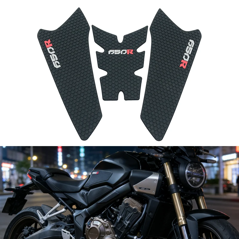 

For HONDA CBR650R CBR 650R CB650R CB 650R 2019-2023 2021 2022 Anti slip Fuel Tank Pad Protection Sticker Motorcycle Accessories
