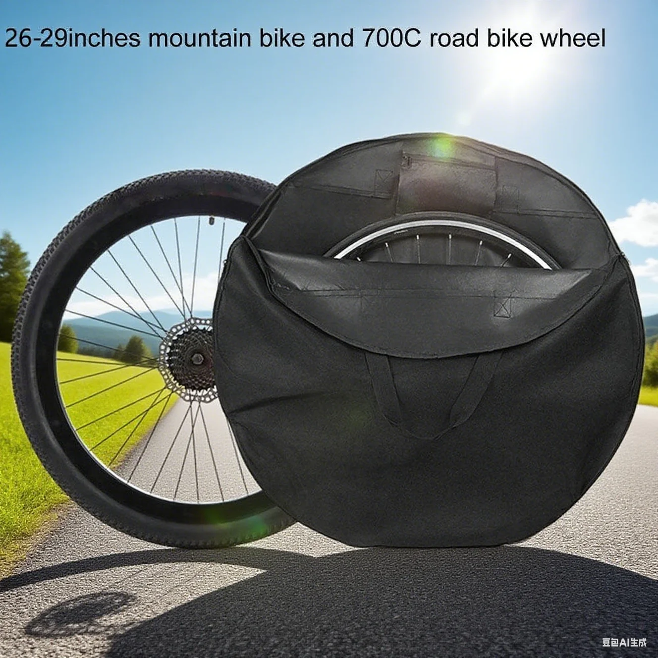 

1 шт., сумка на колесо велосипеда, диаметр 86 мм для 26/27,5/29 дюймов, горный велосипед и дорожный велосипед 700C, аксессуары для велоспорта