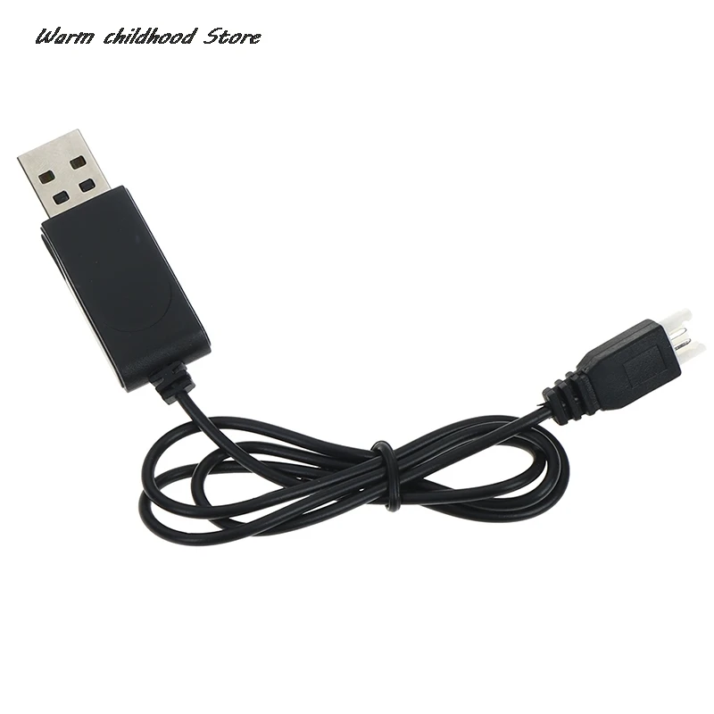 1Pc RC USB Charging 3.7V Lithium Battery Charger Cable USB Plug for 3Rc Drone Quadcopter  Plug Electric Toy USB Charging Cable 