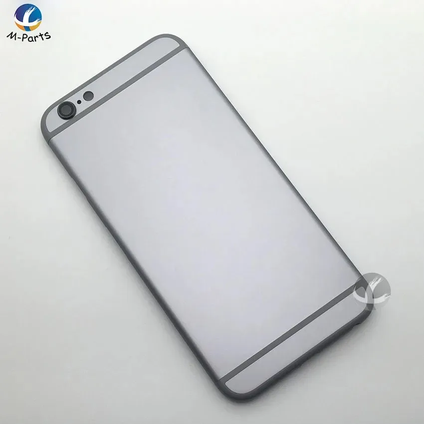 For iphone 6 Back Housing Metal Rear Cover Battery cover Lid Door Chassis Frame OEM AAA + Free Battery Sticker Tool