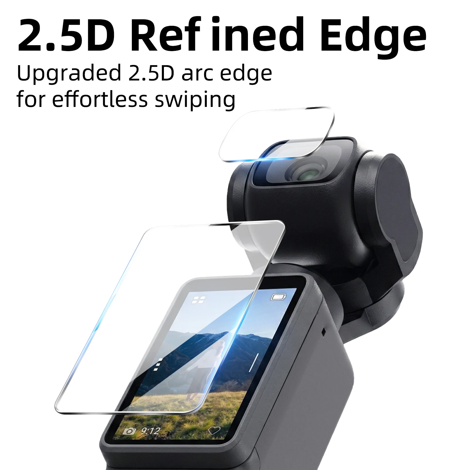 Accessories Set for DJI OSMO Pocket 4, Screen Protector & Lens Protective Case & Storage Bag & ND Filter & Selfie Stick Tripod