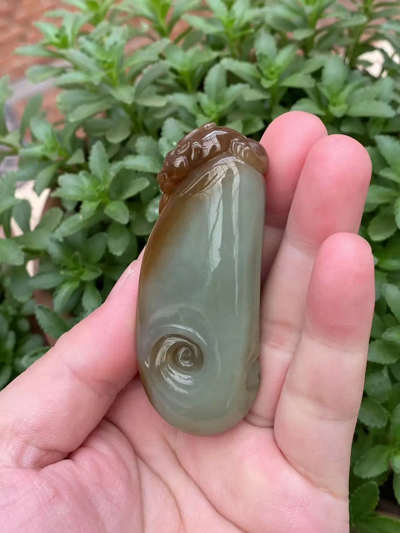 New Natural 100% real yellow hetian jade grave Beast head pendant jewellery necklace auspicious for woman man gifts Bless peace