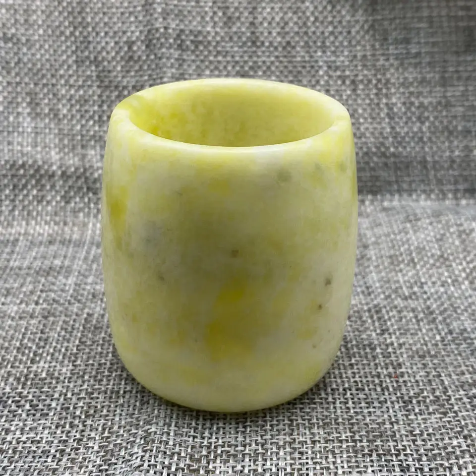 Prawdziwy Jade kubek do herbaty zestaw do herbaty Kung Fu prawdziwy naturalny chiński Lantian Jades kamień ręcznie rzeźbione kubki zdrowia Gongfu Teaware prezenty