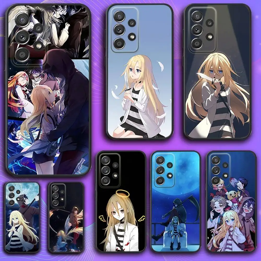 

A-Angels of Anime Death Phone Case For Samsung S 25,24,23,22,30,21,10,9,Ultra,Plus,Lite,FE,4,5 G Soft Black Case