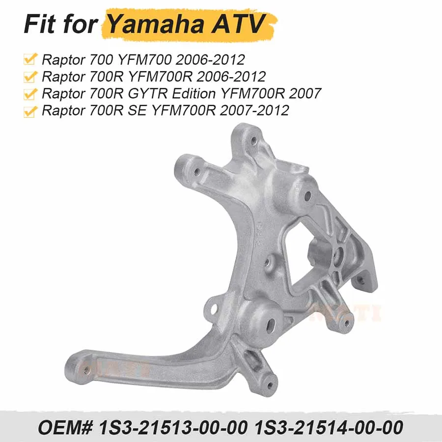 M MATI Front Fender Right Headlight Bracket For Yamaha 2006-2012 Raptor 700/700R/700R GYTR/700R SE OEM# 1S3-21514-00-00