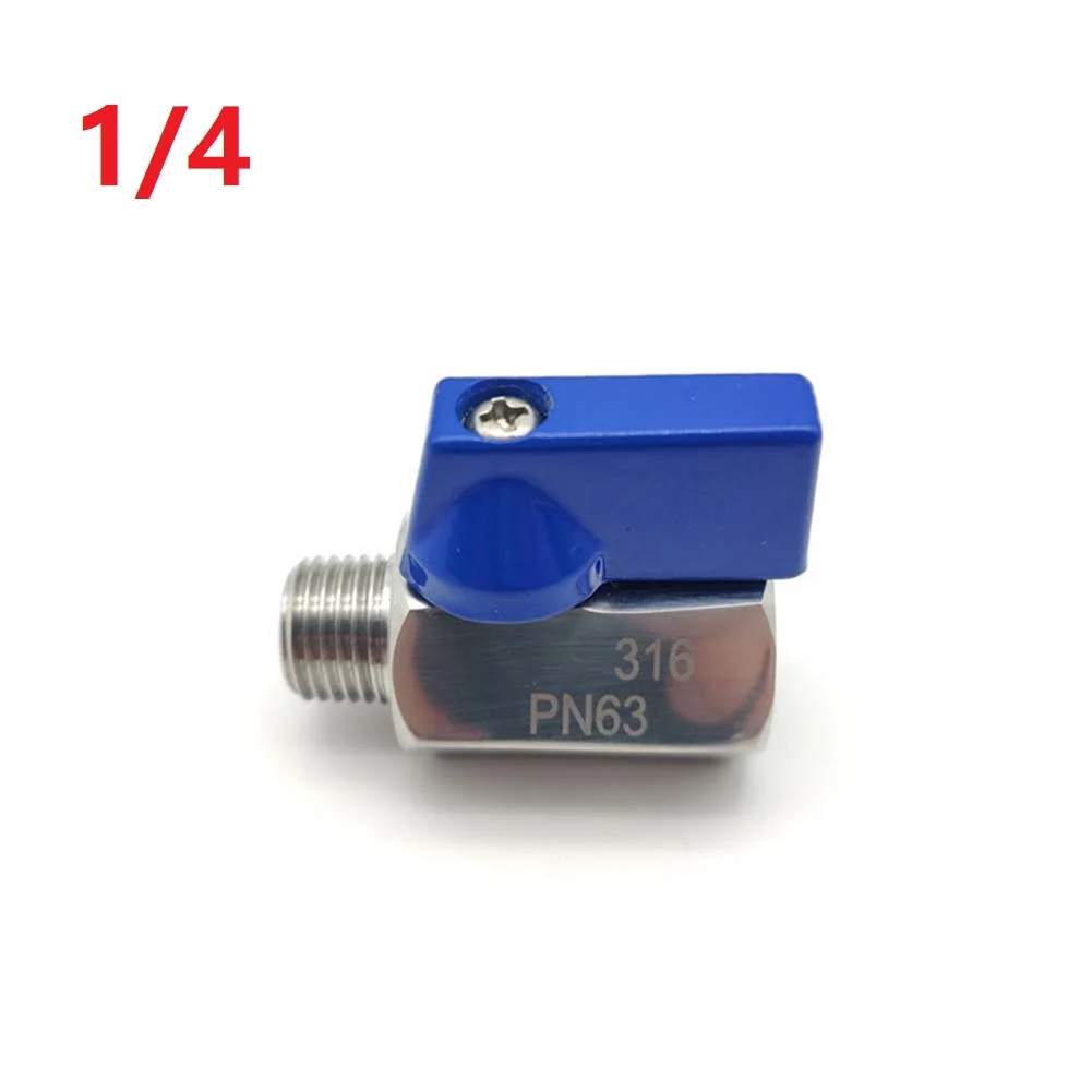 Fixed Ball Valve Mini Ball Valve Male X Female Threads On/off Switch 1/2\