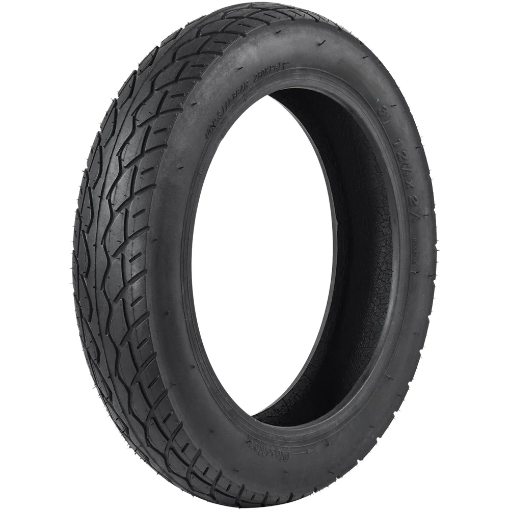 Tubeless Outer Tire 12 Inch Scooter Tire Lasting Rubber Material Deep for tread Design Wear Resistant Smooth for Ride High