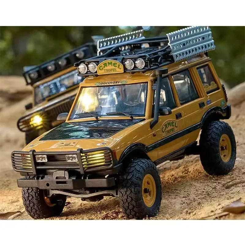 Fms Fcx24m 1:24 Camel Cup Simulation Defender 90/110 First Generation Range Rover Discovery Climbing Off Road Vehicle Gift