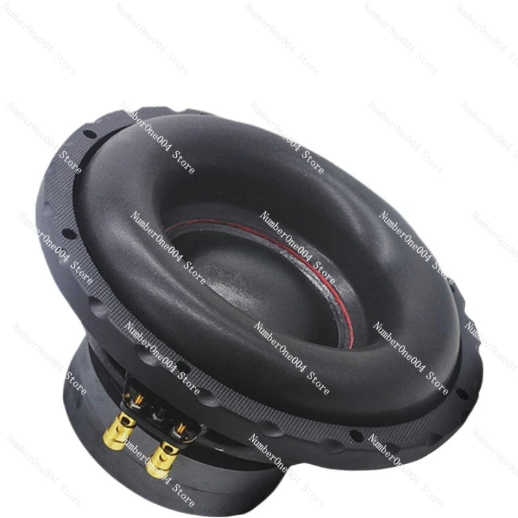 صوت السيارة 8 "10" 12 "مكبر صوت ثقيل مكبر صوت مزدوج ملف صوتي مزدوج مغناطيسي نقي باس سلبي