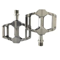 HT bicycle pedal, titanium shaft pedal AR06T folding car, road bike pedal lightweight titanium shaft flat pedal
