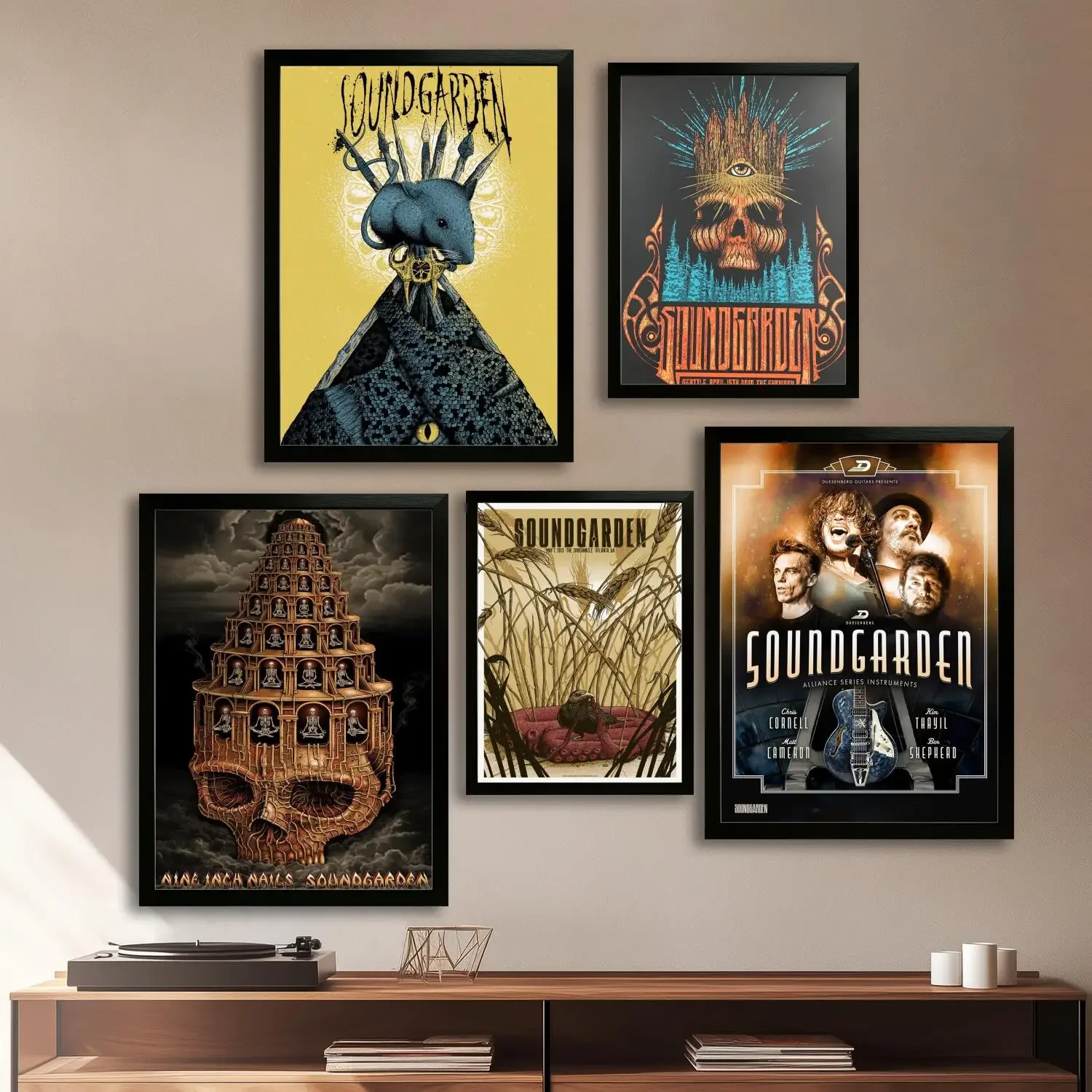 soundgarden Canvas Art Poster and Wall Art, Picture Print, Modern Family, Bedroom Decor, Posters,Decorative painting