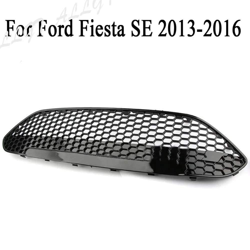 

Front Center Honeycomb Mesh Grille fit for Ford Fiesta 2013 2014 2015 2016 Hatchback Sedan European or American version