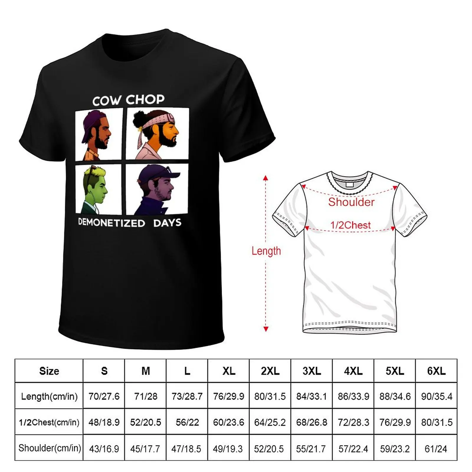 Cow chop demonetized days classic t shirt T-Shirt Lightweight Hiking T-Shirt