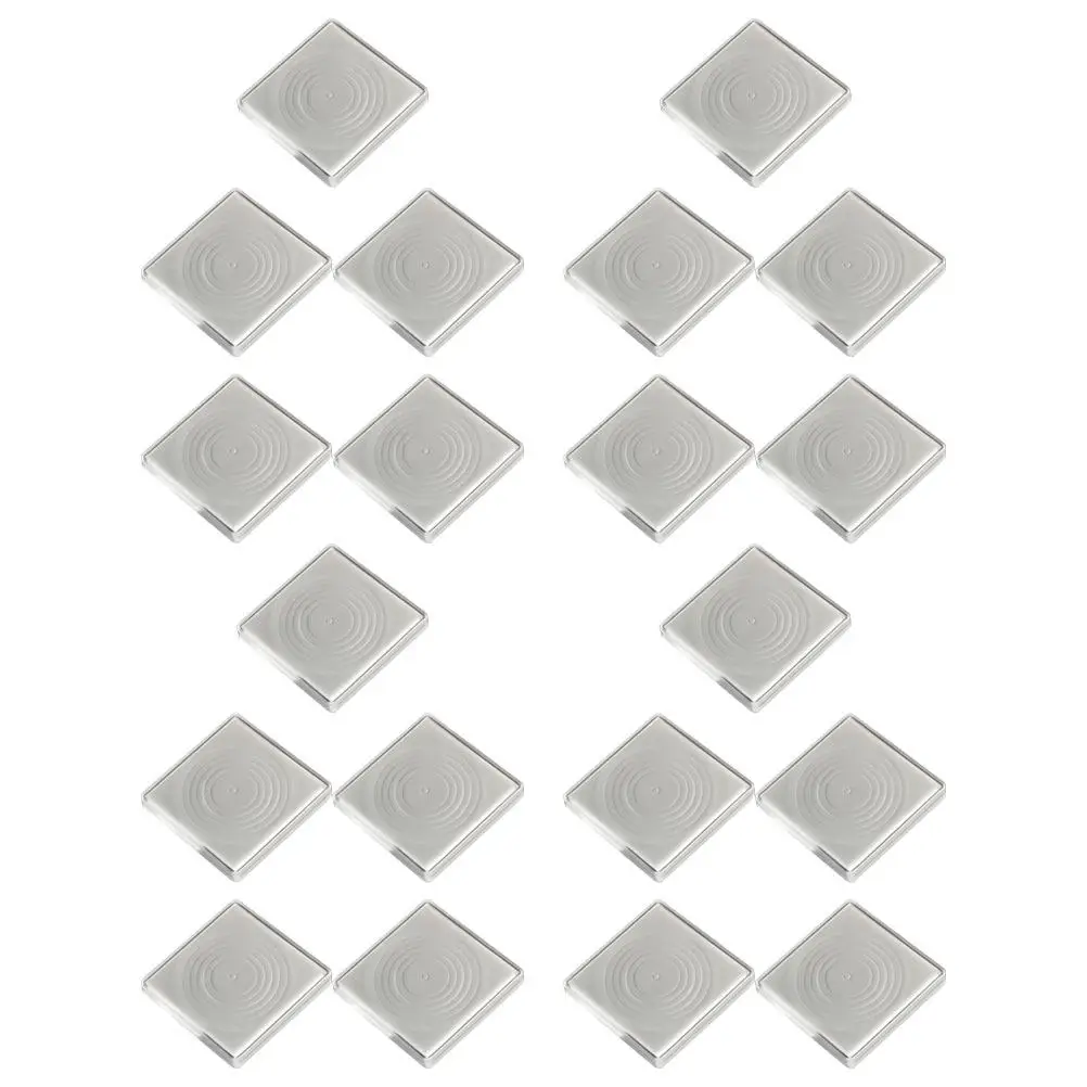 20Pcs Square Coin Collection Display Case Adjustable Size Rings Portable Compact Coin Protector Box for Coins Stamps Jewelry