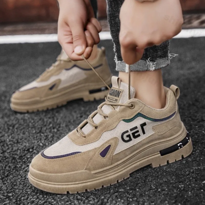 

Мужская обувь с низким берцем, осень 2023, новые модные модные универсальные легкие повседневные кроссовки с дышащей сеткой, Zapatillas De Hombre