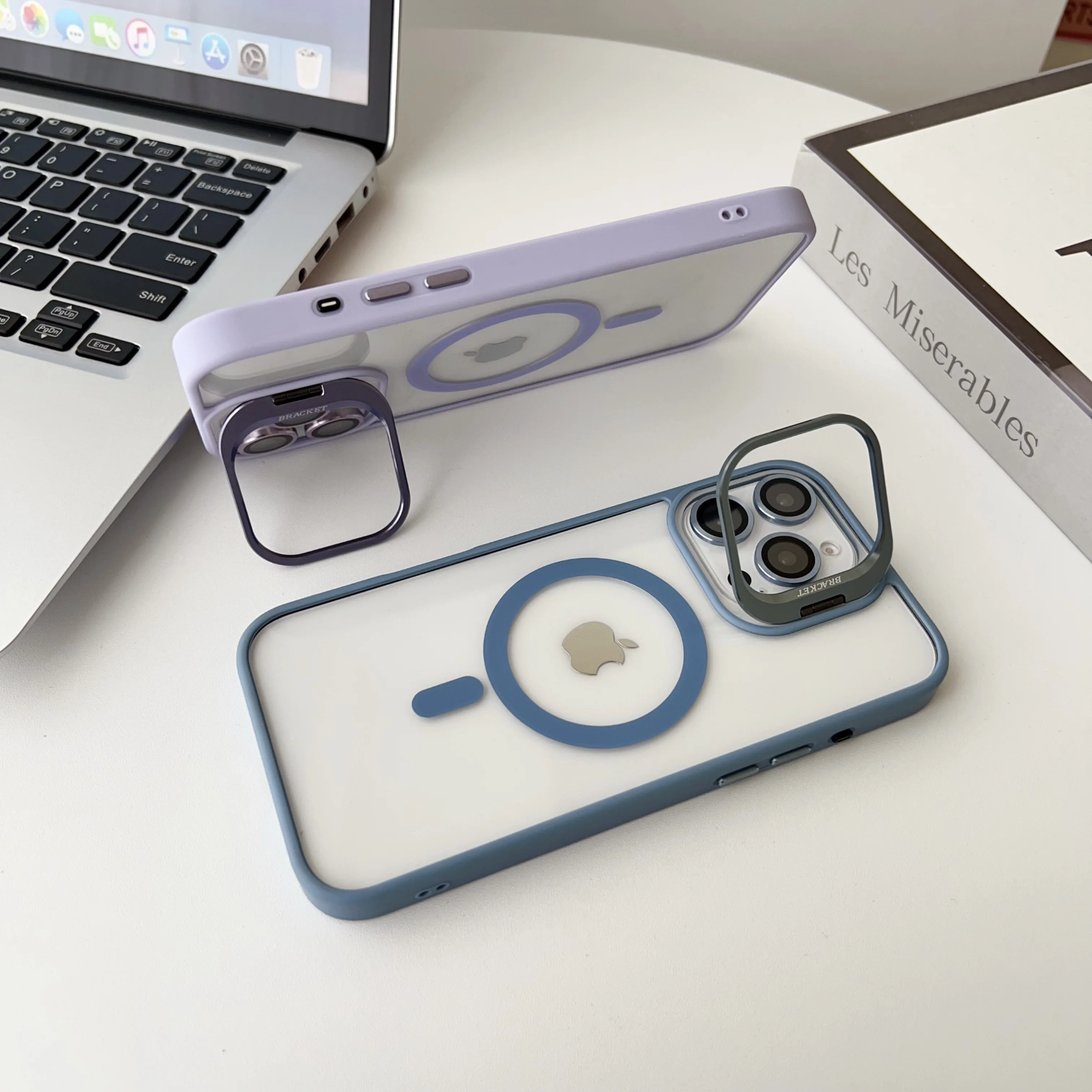 Складная подставка для камеры, магнитный чехол для Magsafe, прозрачный чехол для телефона iPhone 15, 16, 14, 13, 12, 11 Pro Max Plus, тонкий акриловый чехол для объектива