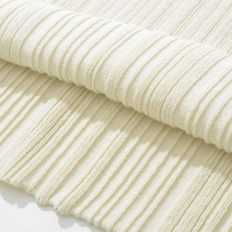 Saia de Malha de Outono Inverno com Gola Alta, Ajuste Slim, Versátil, Camada Base para Mulheres, Estilo Casual para o Dia a Dia