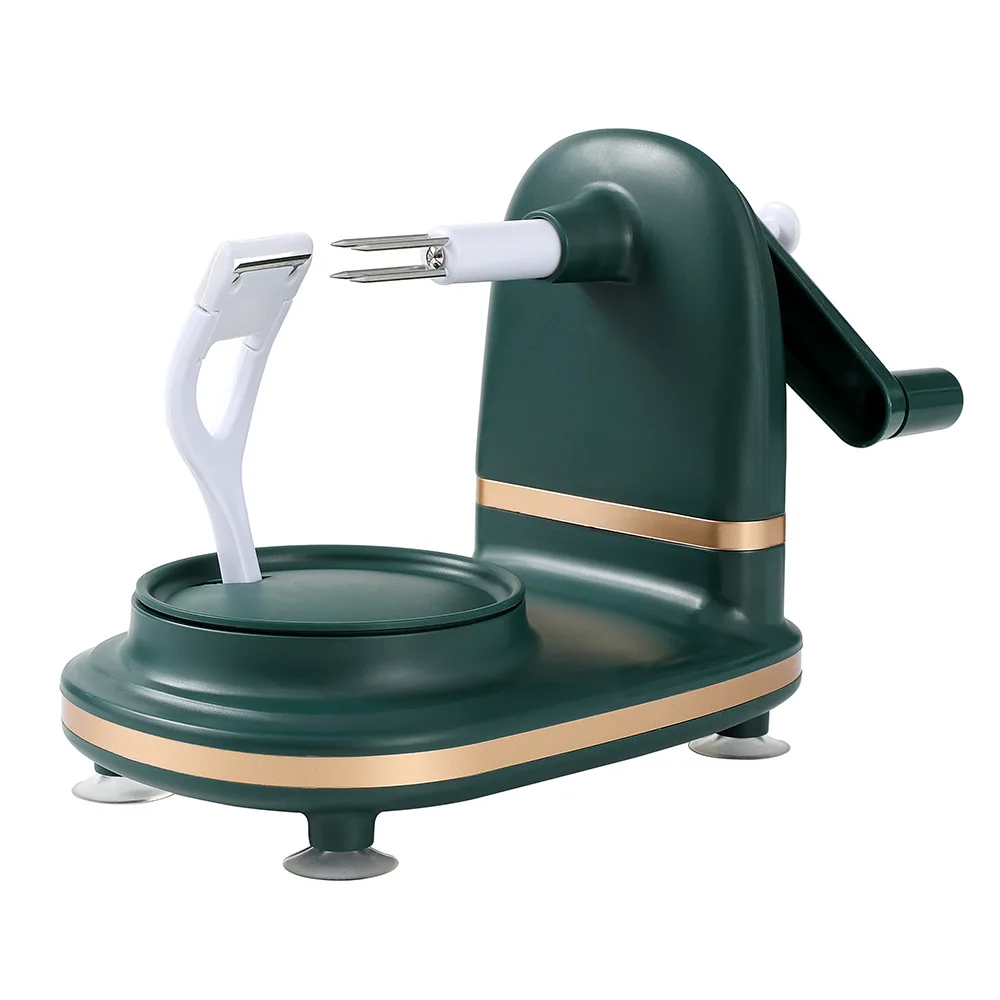 Hand Crank Fruit Peeler Rotating Labor-saving Automatic Peeler with Suction Cup Does Not Hurt Hands Peeling Machine