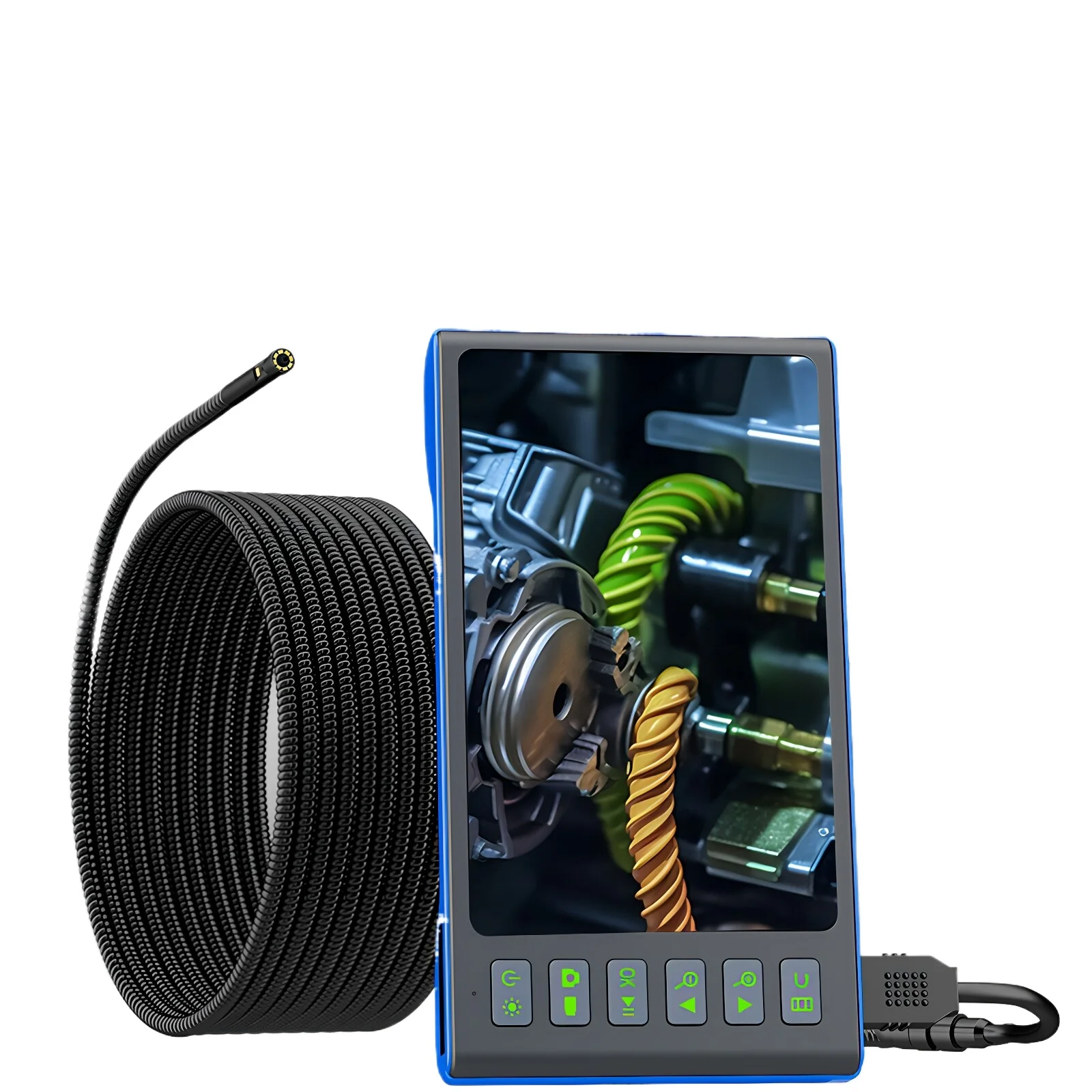 LMM7 inch large screen industrial endoscope high definition camera car maintenance pipeline detection visual probe