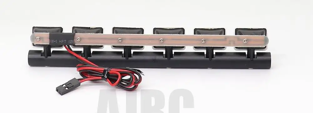 Luz de techo con Control remoto Led AIRC, luz cuadrada redonda ipf Hella para eje de oruga 1/10 RC SCX10, piezas de mejora