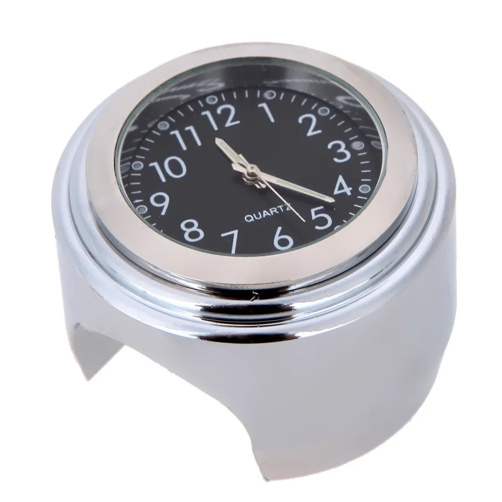 

Motorcycle Handlebar Mount Dial Clock Waterproof Motorcycle Handlebar Clock Watch Aluminum Alloy Motorcycle Accessories