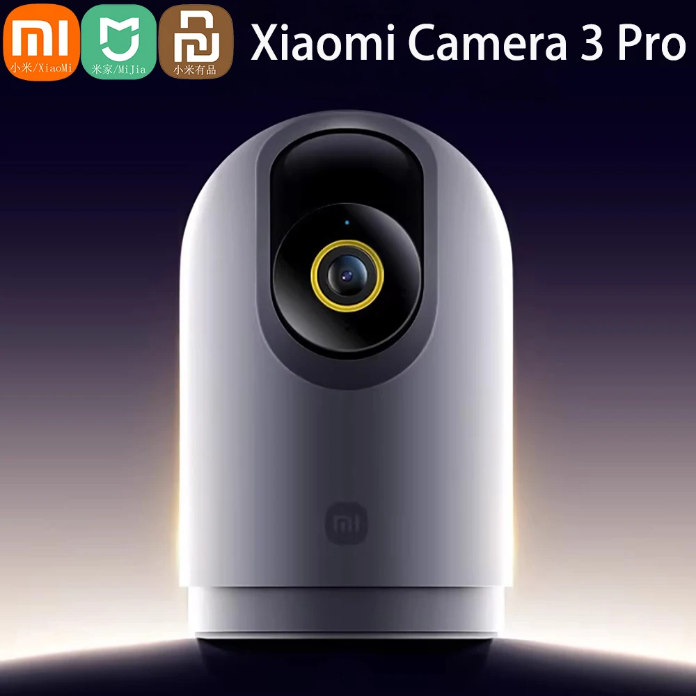تطبيق Xiaomi Mijia PTZ Pro 2K 3 ميجابكسل 360 °   كاميرا IP ذكية بلوتوث 4.2 كشف AI اتصال داخلي ثنائي الاتجاه لأمن المنزل