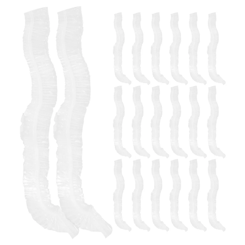 

20Pcs Waterproof School Backpack Rain Covers Transparent Single Use Rainproof Covers for Outdoor Hiking Camping Bag Protection