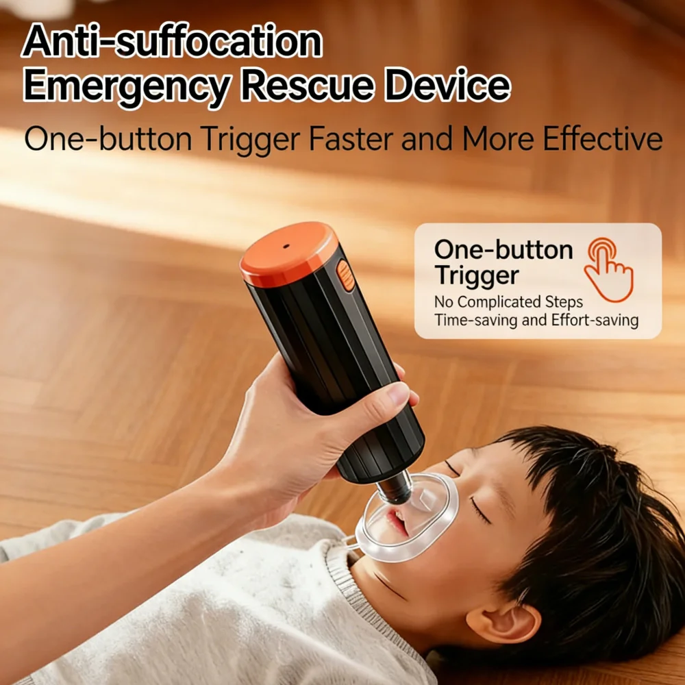 

Portable Auto First Aid Choking Rescue Device Emergency Sucker Cpr Machine Adults Kids Anti-Choking Asphyxia Heimlich Maneuver