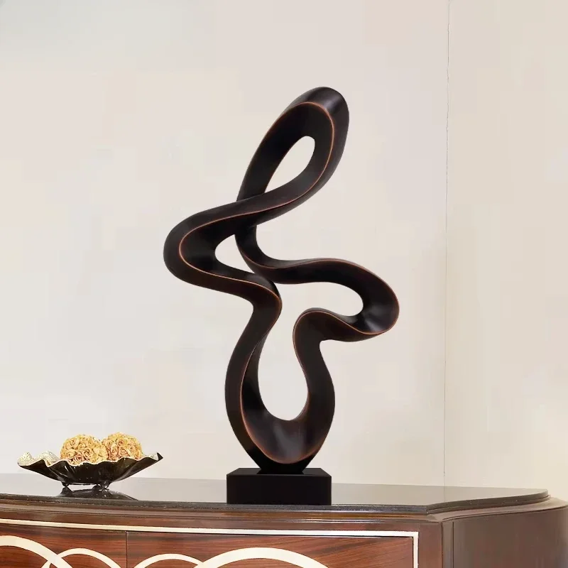 Factory Custom Contemporary Abstract Resin Sculpture for Home Decor