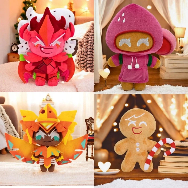 

Shadow Milk Cookie Plush Toy Game Character Stuffed Doll Soft Plushie Gift For Fans Cute Collectible Anime Figure