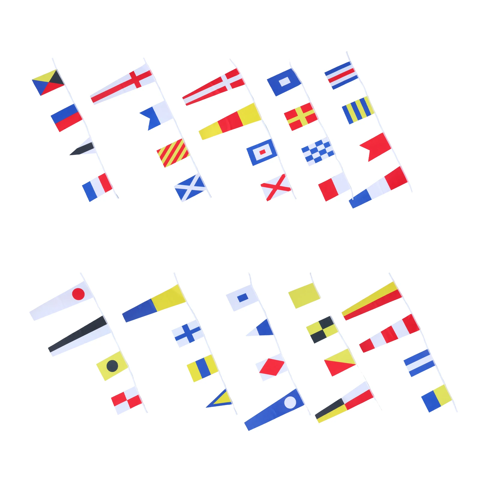 

Nautical Signal Flag Marine Flags Decorative Banner Polyester Boat Decorations Code