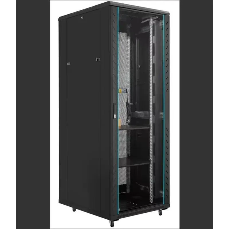 19-inch Data Center Rack Room Network Cabinet Floor-standing Server Cabinet with PDU Cabinet Enclosure 42U