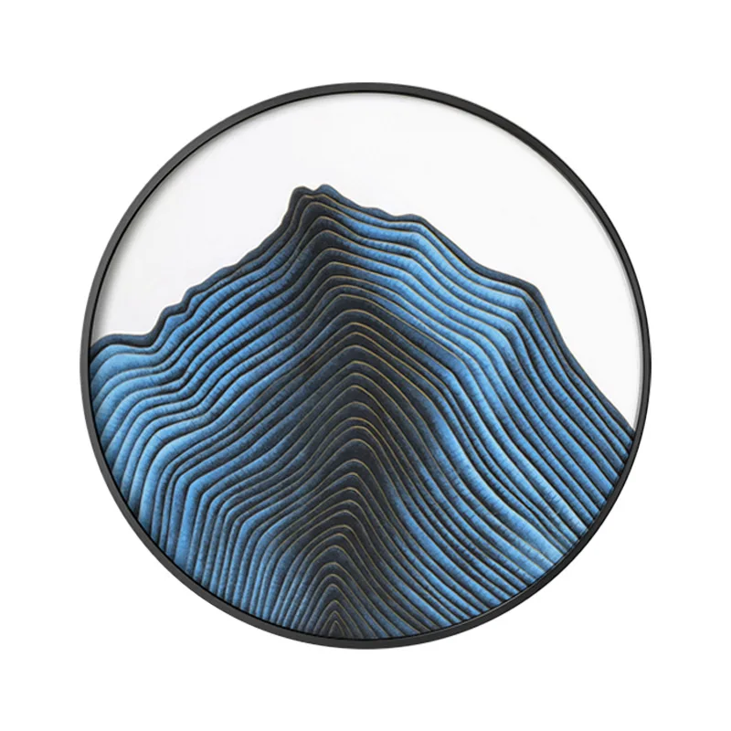 

Cloisonné enamel three-dimensional physical painting, new Chinese Zen living room porch circular painting, study bedroom