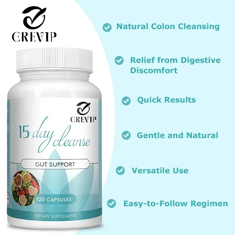 15-Day Cleanse - Detox, Gut, Digestion, Constipation Support, All-Natural Weight Management