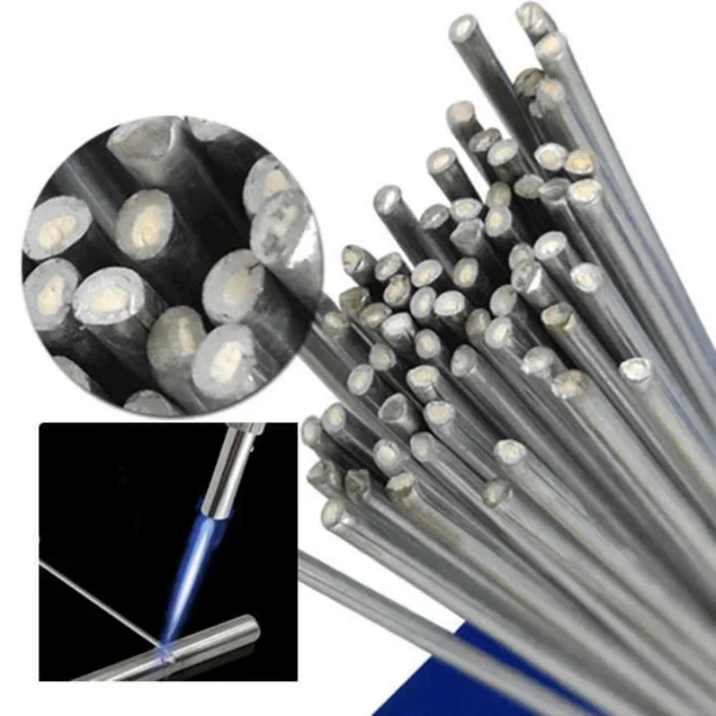 40/20 قطعة 1.6/2.0 مللي متر النحاس الألومنيوم الجريان محفور قضيب لحام للصلب النحاس الألومنيوم لحام أداة اليد