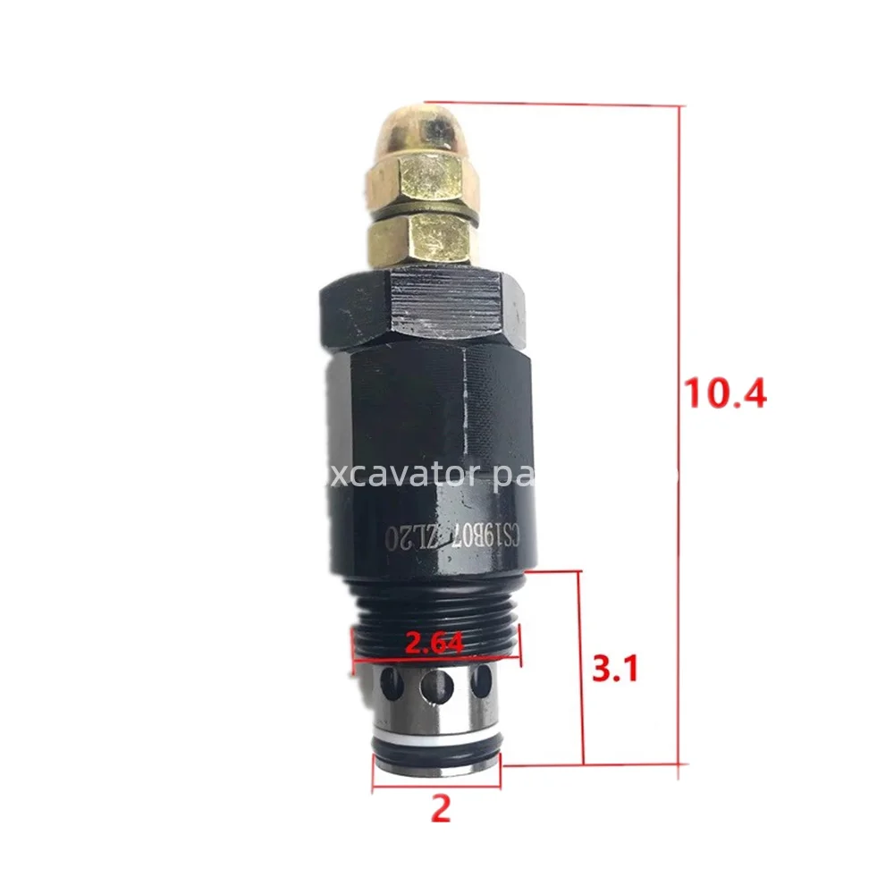 

ZL15 CS19B07 ZL20 CS20H09 For Operating Valve Multi-way Valve Pressure Relief Safety Valve Pressure Regulating Valve Mini Loader