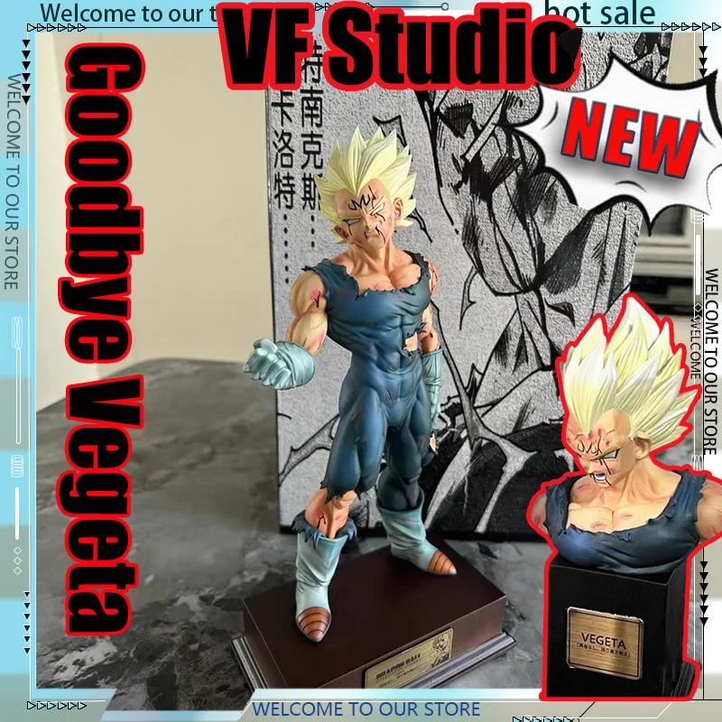 

New 28cm VF Studio Dragon Ball Z Vegeta Model Majin Vegeta Figures Collection Model Replace Heads Swap Hand Toys Fan-made Gifts