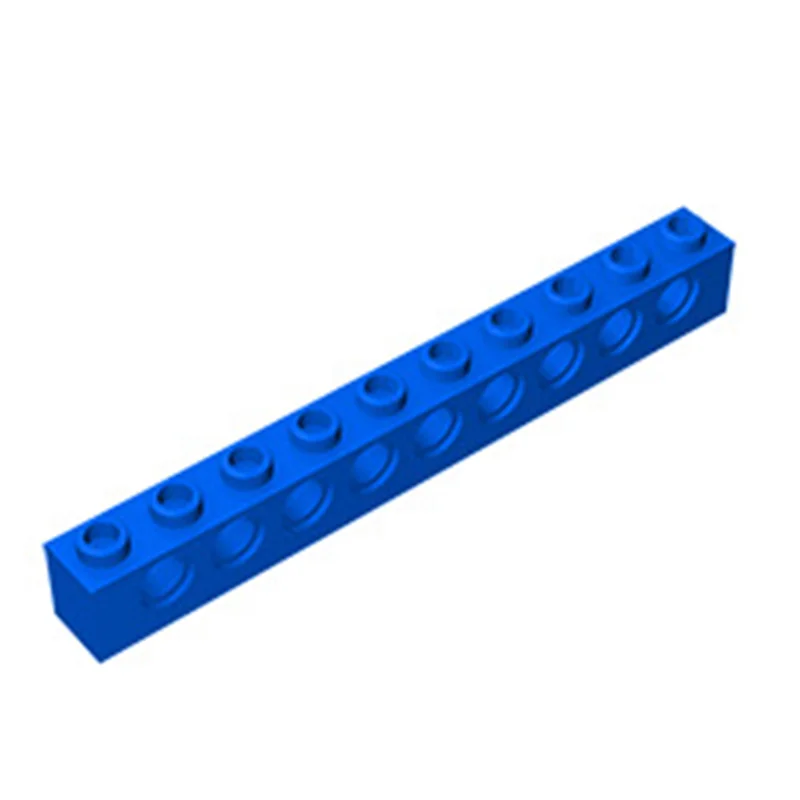 10 stks 2730 Baksteen 1x10 met Gaten Bricks Collecties Bulk Modulair GBC Speelgoed Voor Technische MOC DIY Gebouwen Blokken Compatibel