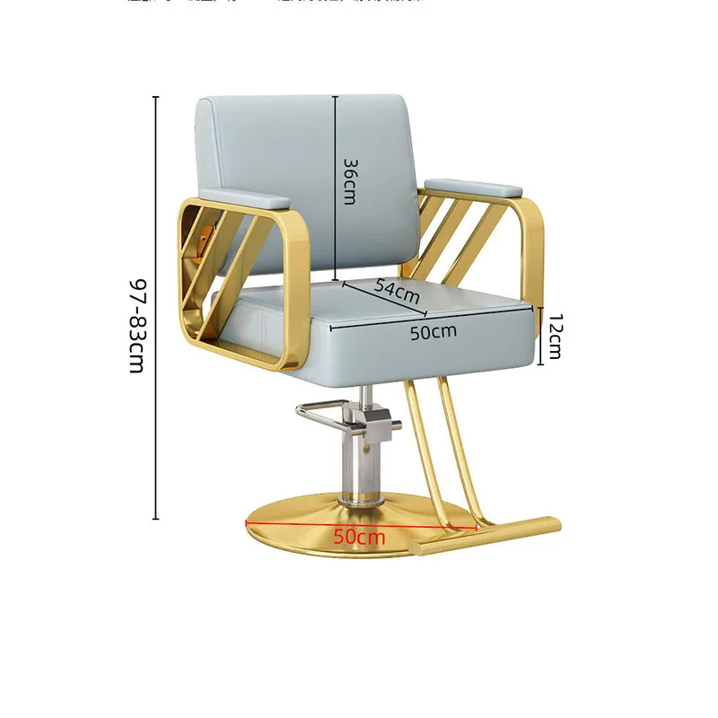 Drehbarer, anhebbarer Friseurstuhl, Schönheitssalon, luxuriöser, professioneller, ästhetischer Friseurstuhl, Vanity Kappers Stoelen, Salonmöbel