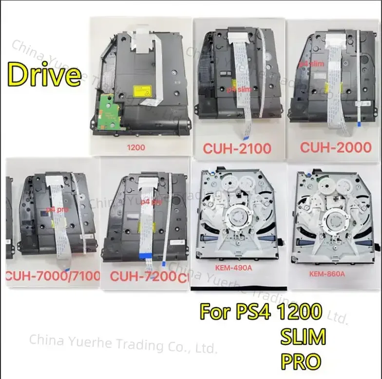 

Оригинальный сменный привод Blu-ray DVD для игровой консоли Playstation 4 PS4 1200 Slim Pro CUH-2000 7200 2100 CUH 7000 7100KEM-860A