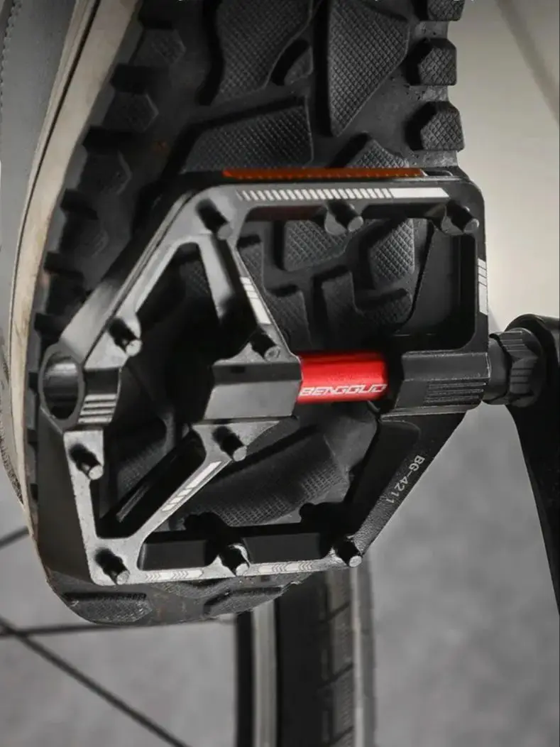AliExpress NONE Mountain bike pedals, dual Peilin DU pedals, aluminum alloy anti-skid pedals, road bike pedals