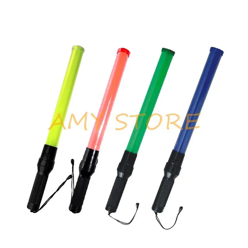 

Дорожный жезл-сигнализатор, светящийся палка, сигнальный жезл, спасательный жезл из ПВХ/АБС, желтый, зеленый, белый, красный, синий, с ярким светодиодом