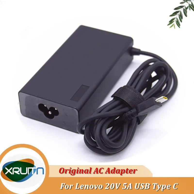 

Original AC Adapter Charger For Lenovo Thinkpad 20V 5A 100W TYPE-C ADL100YDC3A ADL100YLC3A ADL100YCC3A YOGA Laptop Power Supply