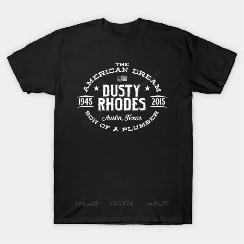 

Hot sale summer tee-shirt brand tshirt for men Dusty Rhodes Memorial T Shirt male cotton t-shirt casual unisex short sleeve tops