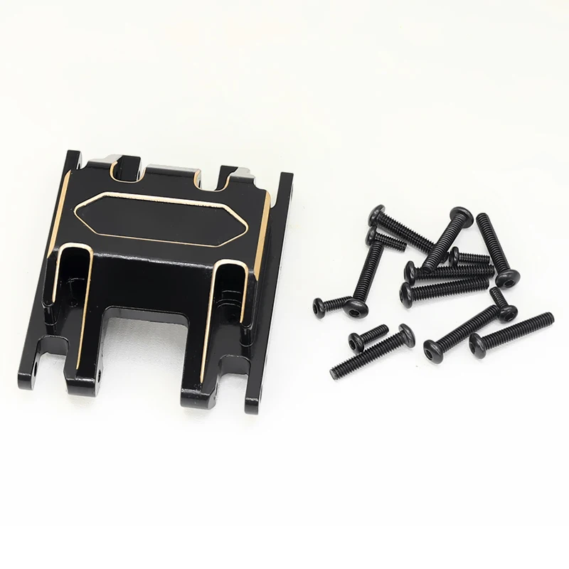 57g/66g RC Ottone Piastra Paramotore In Ottone di Alta Qualità Base del Cambio Centrale Base del Cambio per 1/18 TRX4M RC Auto parti di aggiornamento
