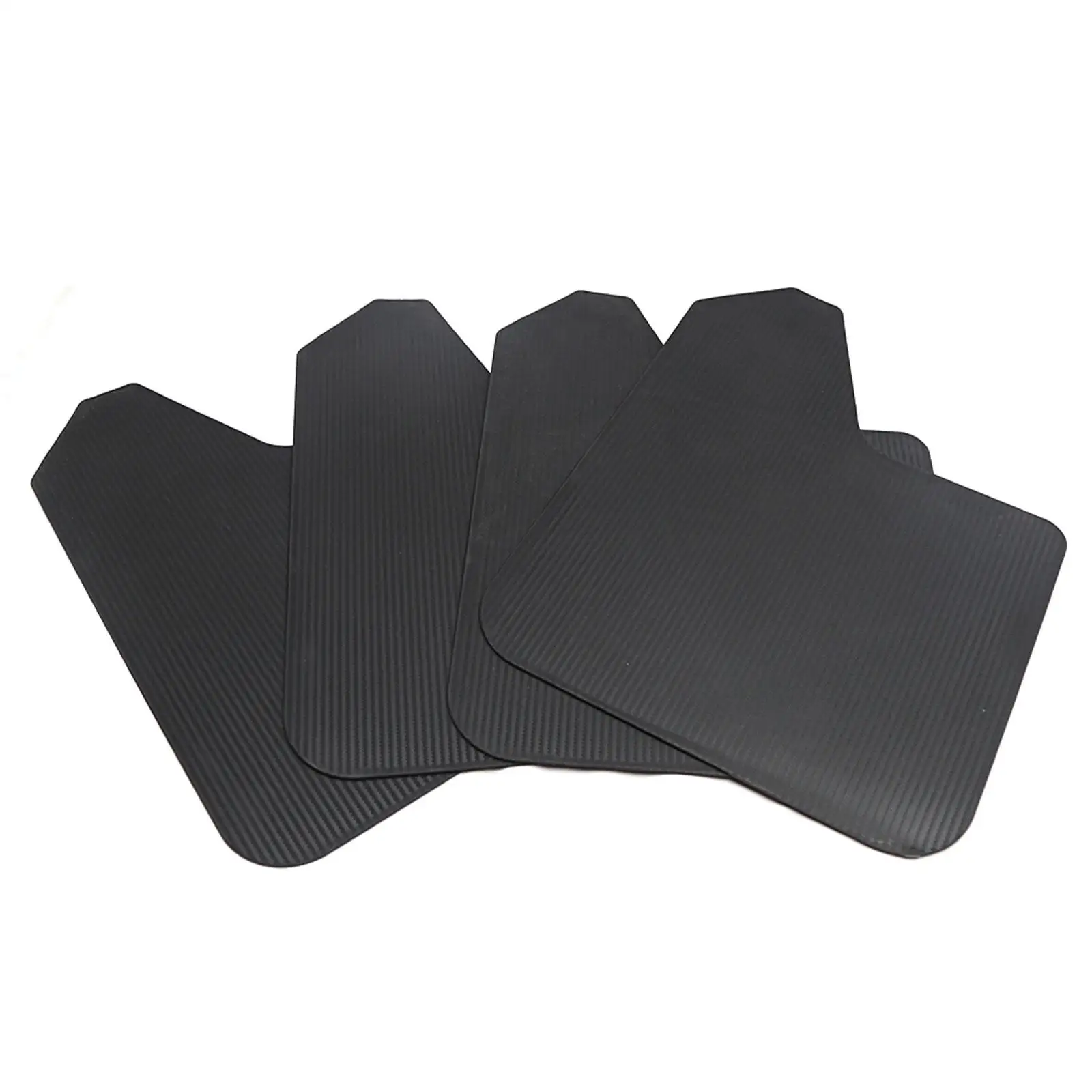 

Universal Front and Rear Mudflaps Car Splash Guard Set Durable Plastic Fenders for SUV Van Truck