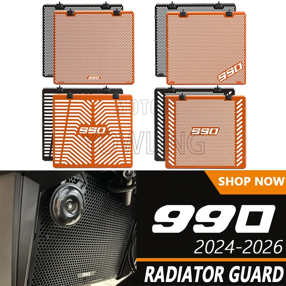 

Motorcycles Accessories Radiator Grille Guard Cover Oil Cooler Protector For 990 Duke DUKE990 990duke DUKE 990 2024 2025 2026