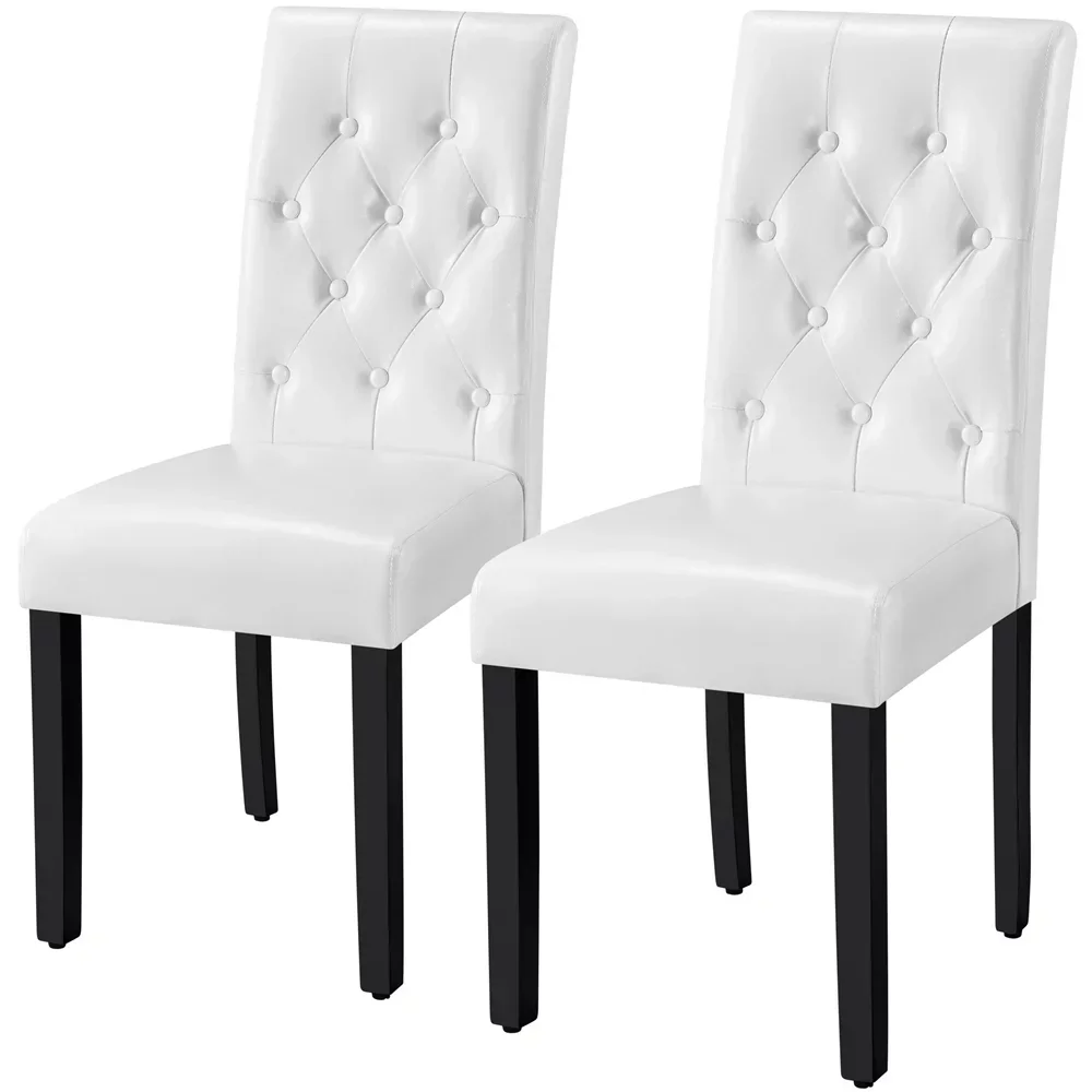 

Rubberwood Dining Chair, Set of 2,Strong Durable ，Composite, Foam, Leather, PVC, Nonwoven Fabric,18.00 X 24.50 X 39.00 Inches