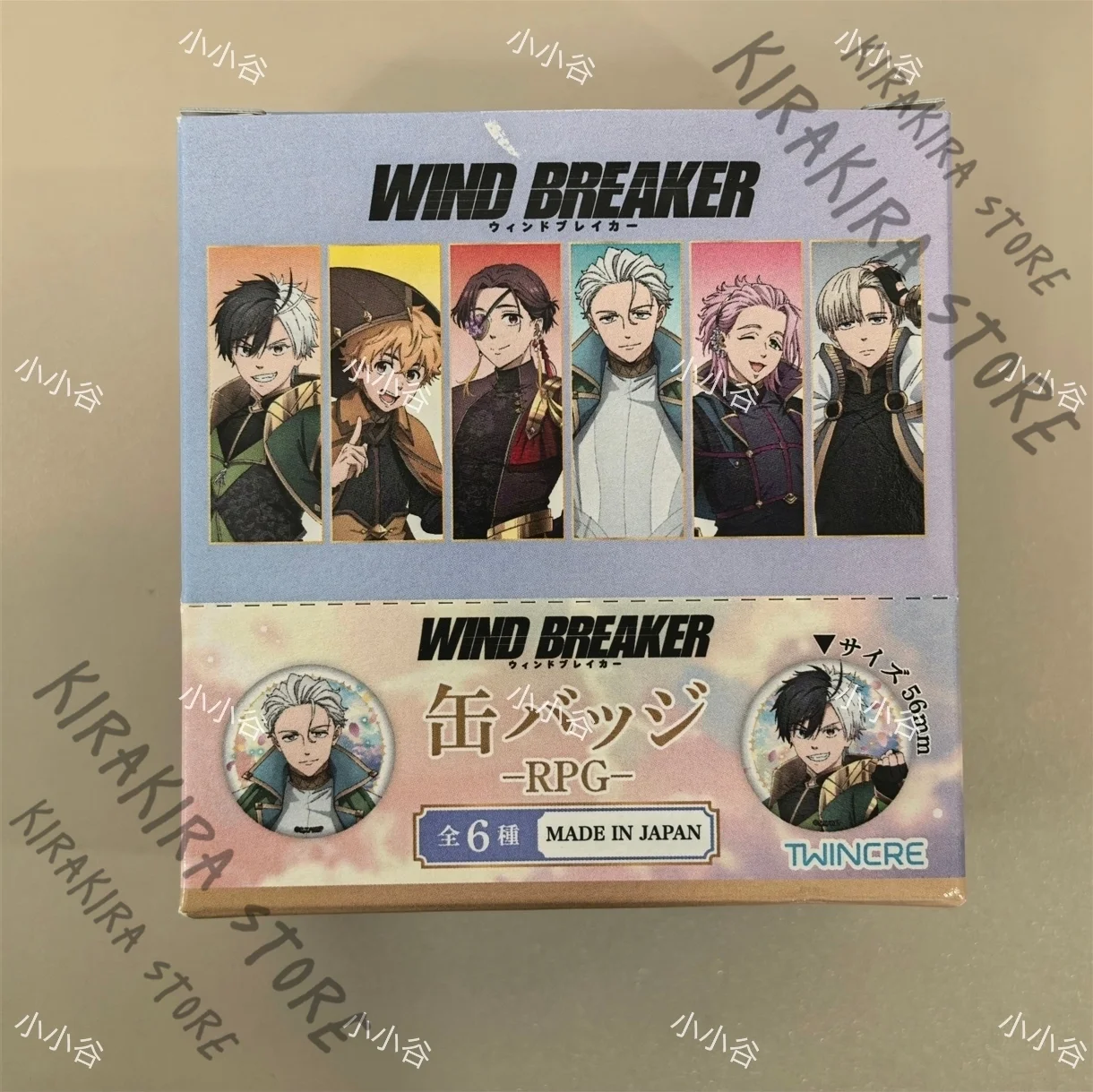 قواطع الرياح آر بي جي شارة كيريو ميتسوكي كاجي رين تأثيري دبوس الصدر حقيقية الطرفية أنيمي شعار جمع مانغا البضائع